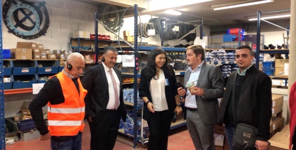 . فريق المياه في البلدية خلال زيارته مدينة رين